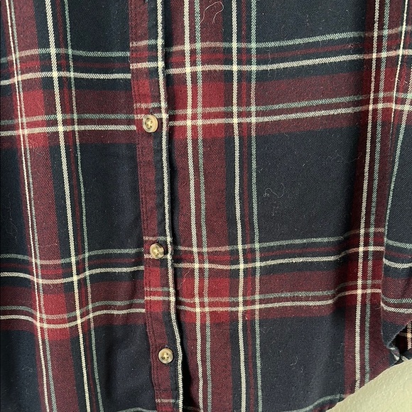 Abercrombie & Fitch Plaid Button-Up Shirt Small - Picture 2 of 4